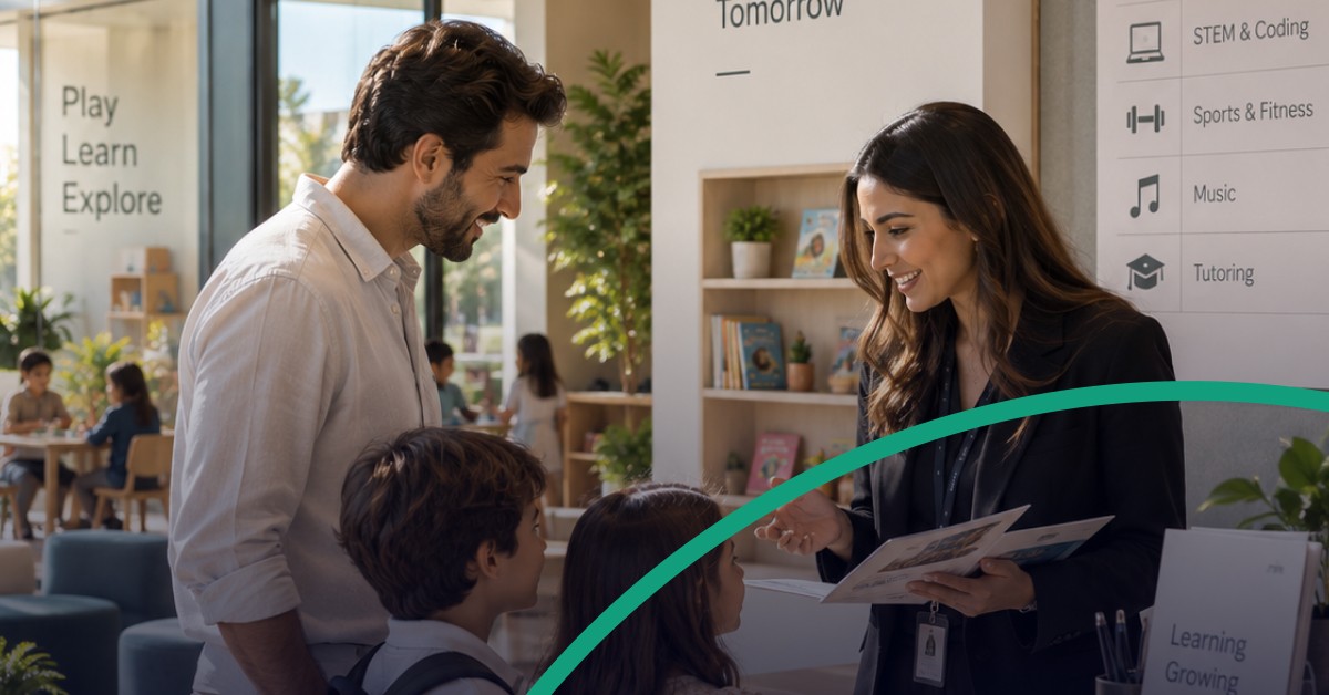 Expat family exploring children’s classes and private tutoring options in Saudi Arabia