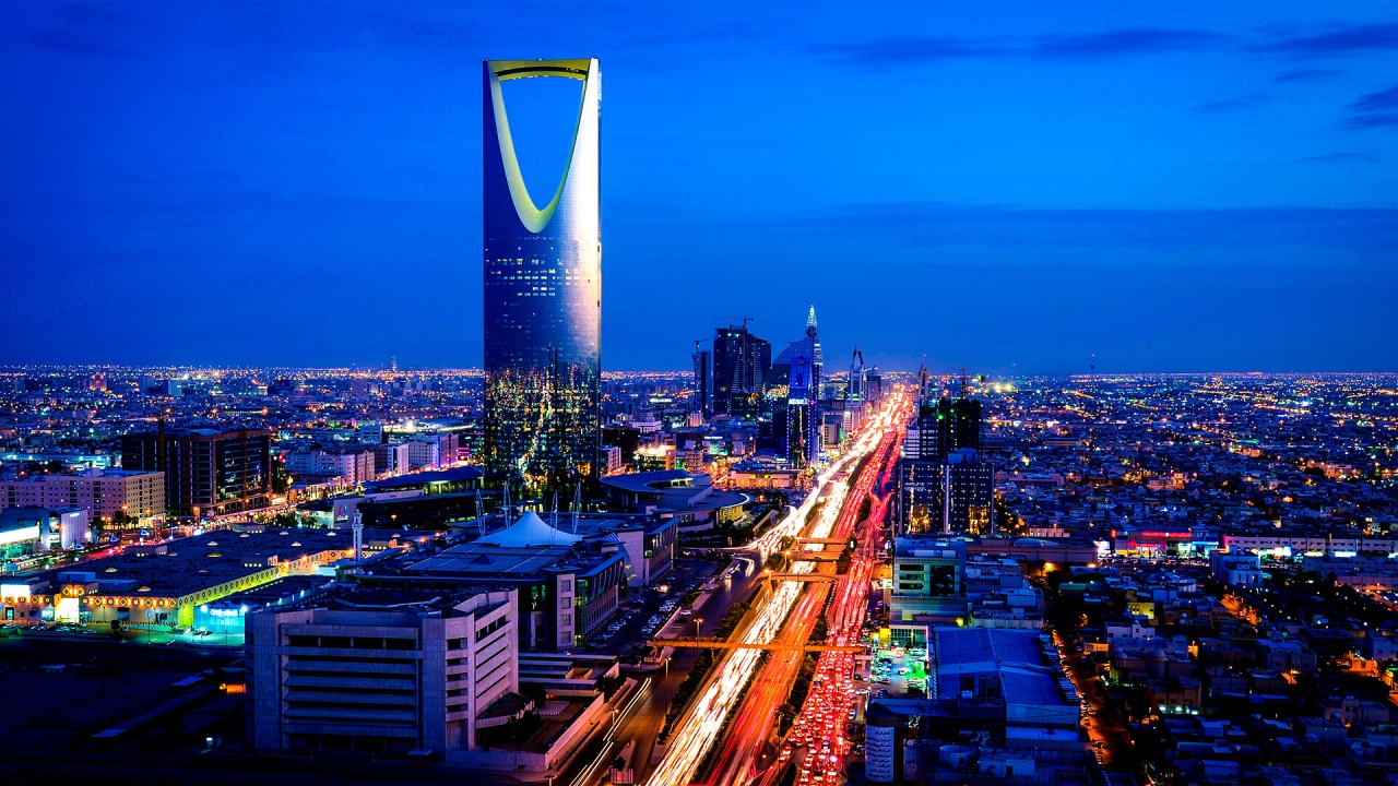 riyadh skyline night view