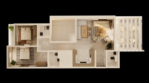 Apartment - 2 Bedrooms